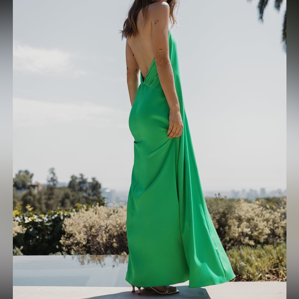 Satin effect dress